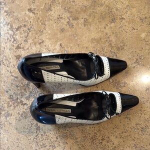 Via Spiga Black and White Women's Shoes